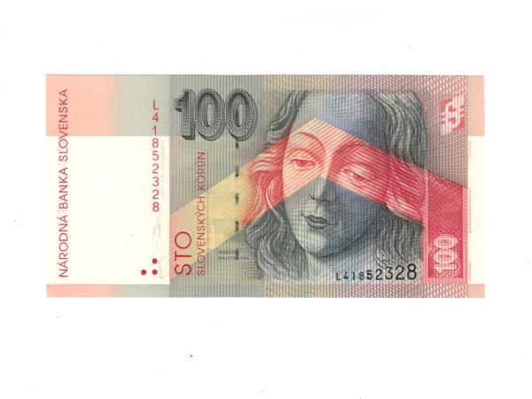 100 korún slovenských 1999 Séria L UNC
