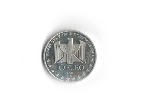 Strieborná pamätná minca Nemecko 10 eur  Vyberte si ročník